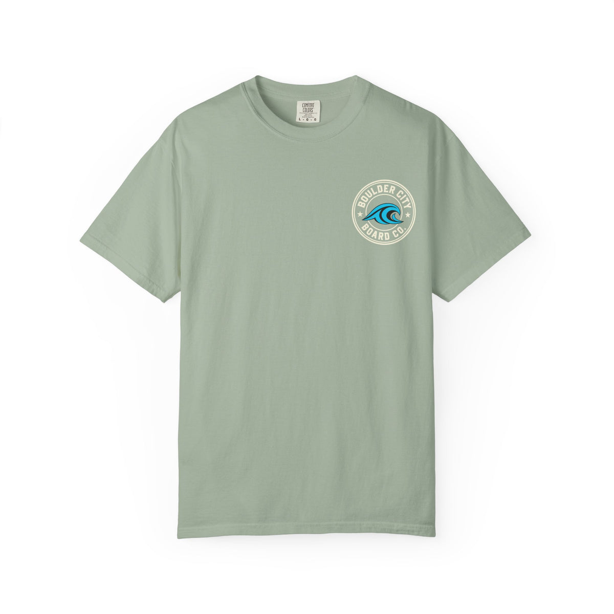 Wave Graphic T-Shirt — Minimal Surf Logo Tee