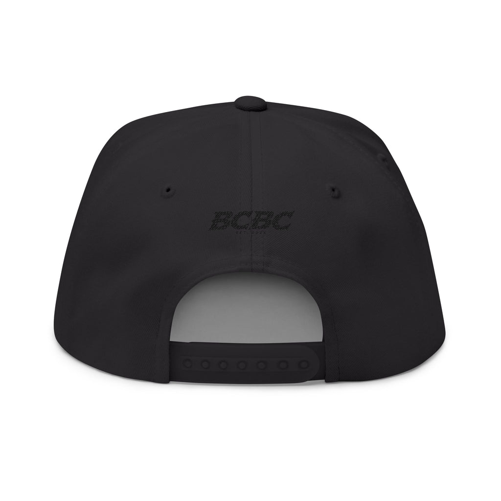 BCBC Flat Bill Cap — Embroidered Skate Logo Snapback
