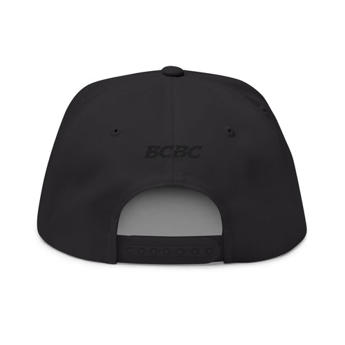 BCBC Flat Bill Cap — Embroidered Skate Logo Snapback