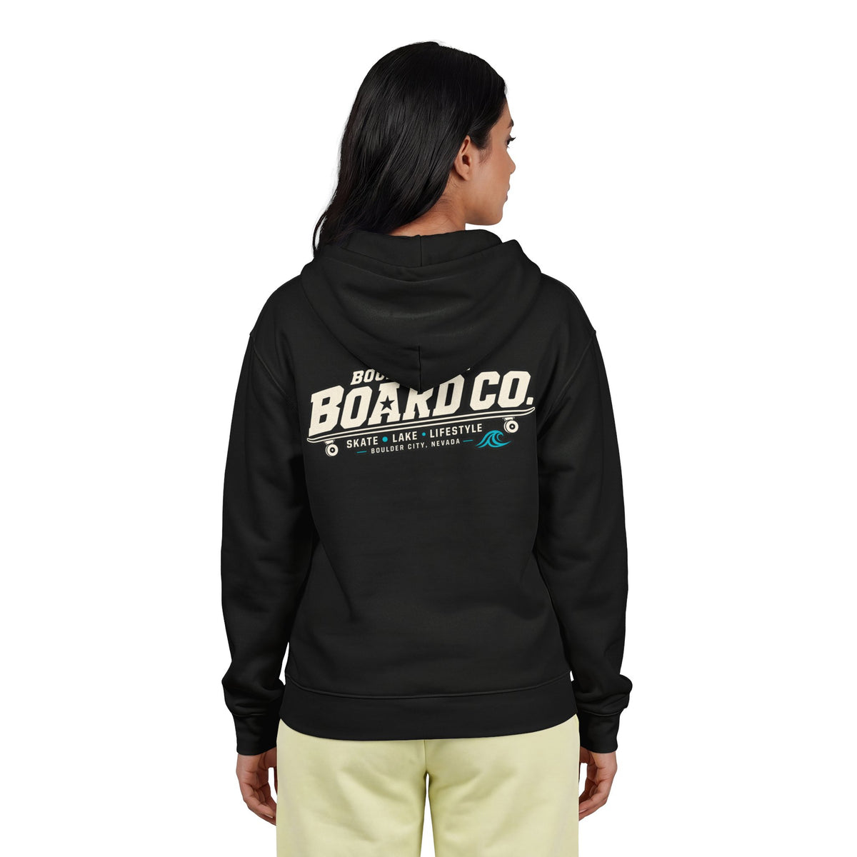 Board Co. Zip Hoodie — Boulder City Skate Lifestyle Full-Zip Hooded Sweatshirt
