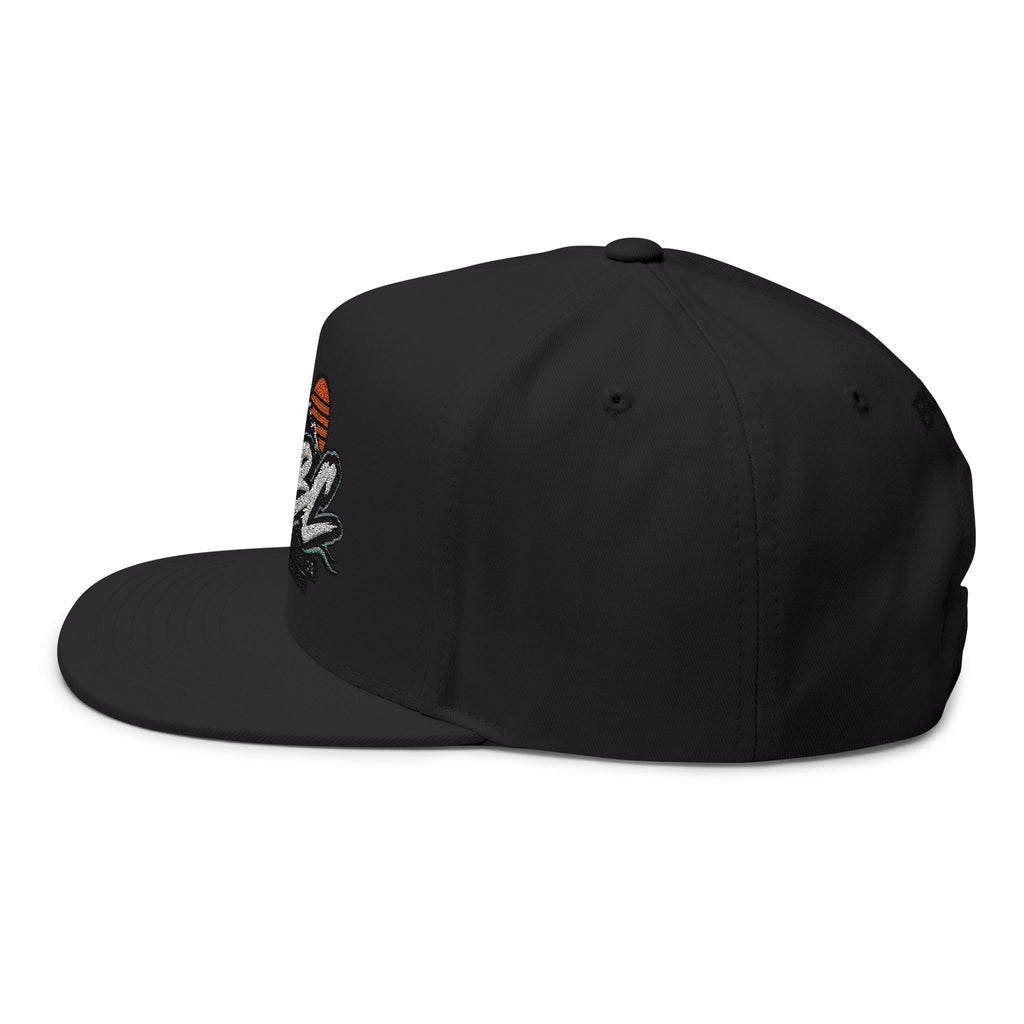 BCBC Flat Bill Cap — Embroidered Skate Logo Snapback