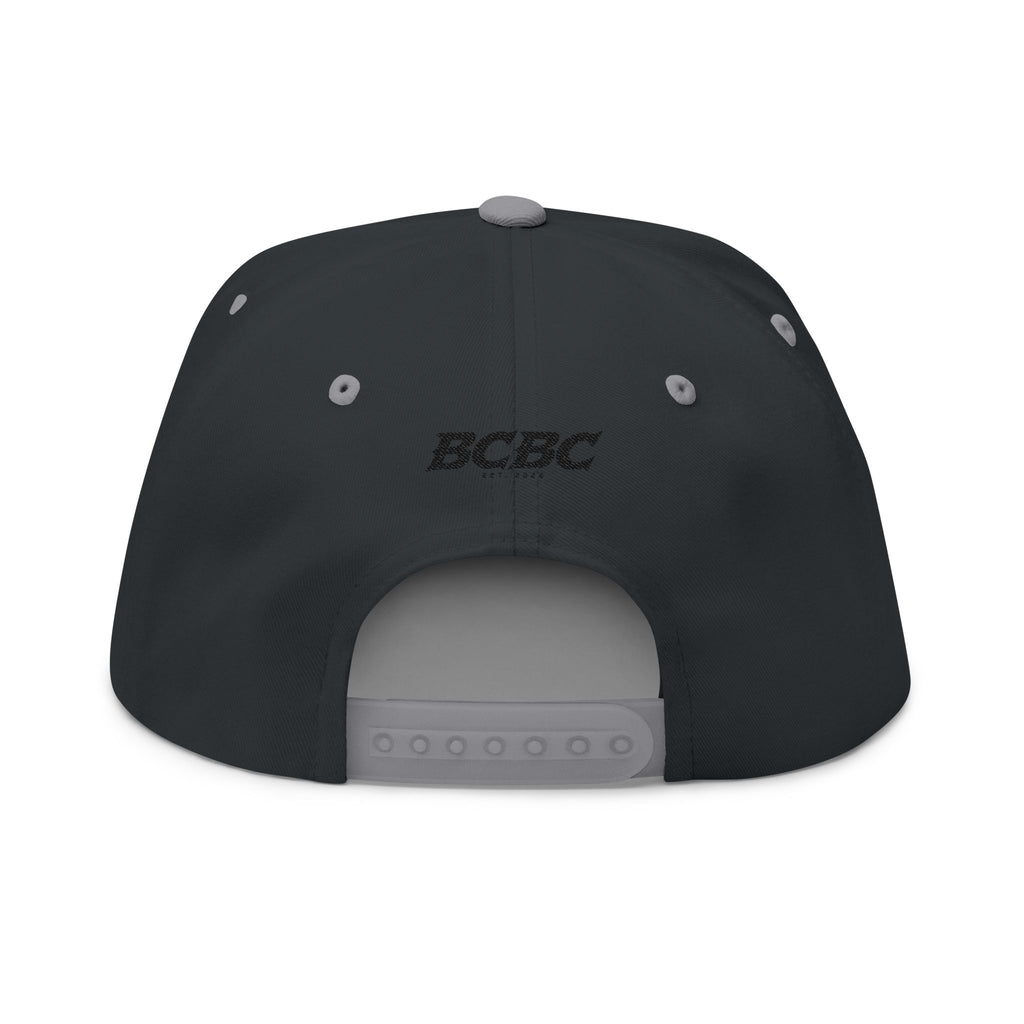 Boulder City Board Co. Flat Bill Cap — Embroidered Skate Logo Snapback