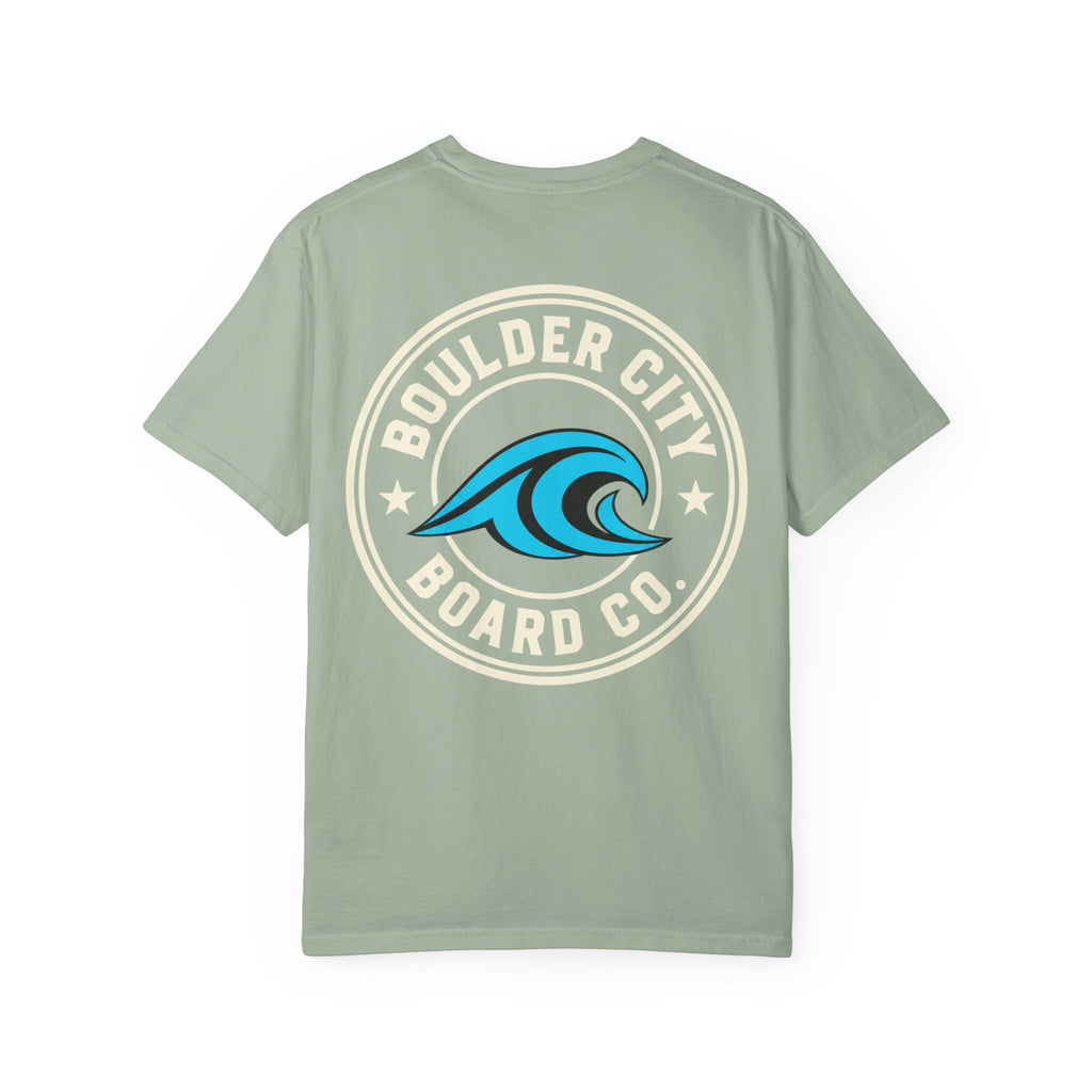 Wave Graphic T-Shirt — Minimal Surf Logo Tee