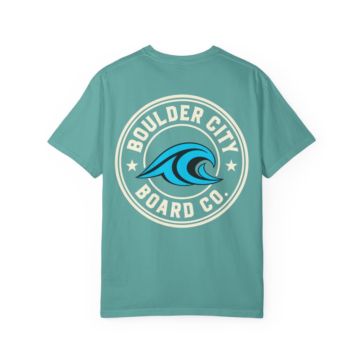 Wave Graphic T-Shirt — Minimal Surf Logo Tee