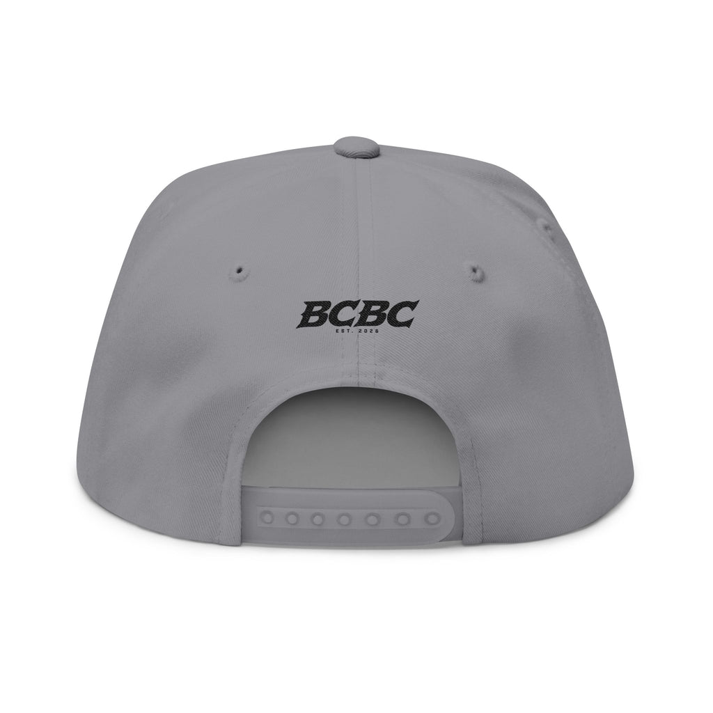 Boulder City Board Co. Flat Bill Cap — Embroidered Skate Logo Snapback