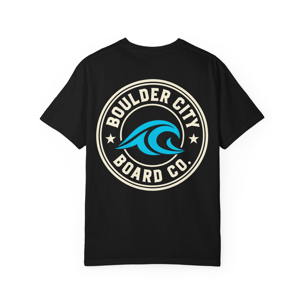 Wave Graphic T-Shirt — Minimal Surf Logo Tee