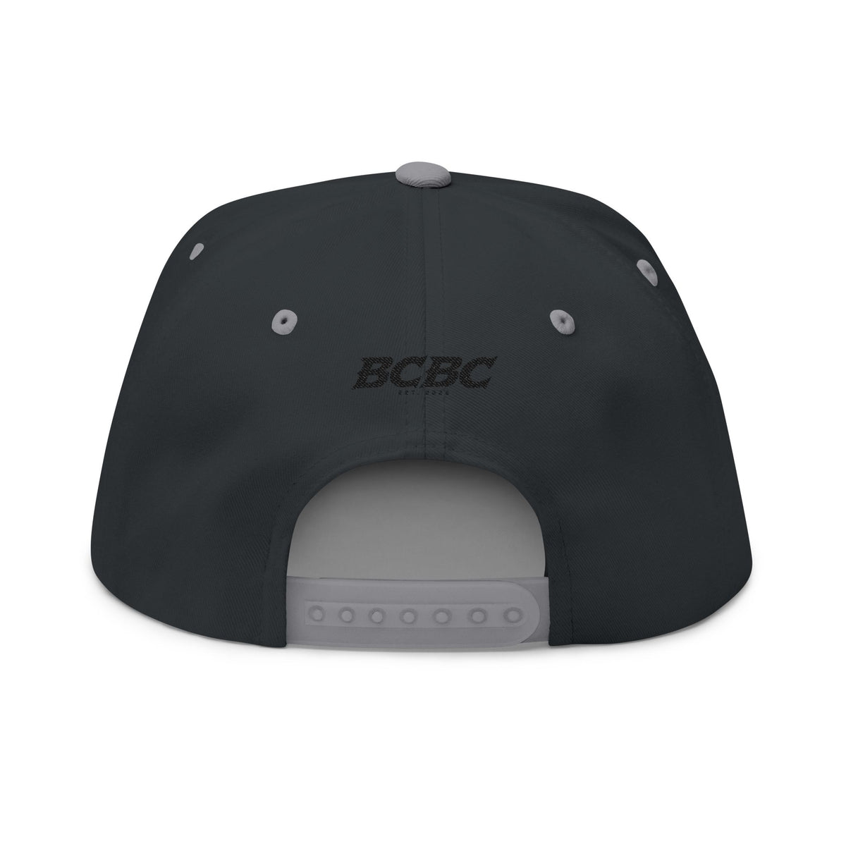 BCBC Flat Bill Cap — Embroidered Skate Logo Snapback