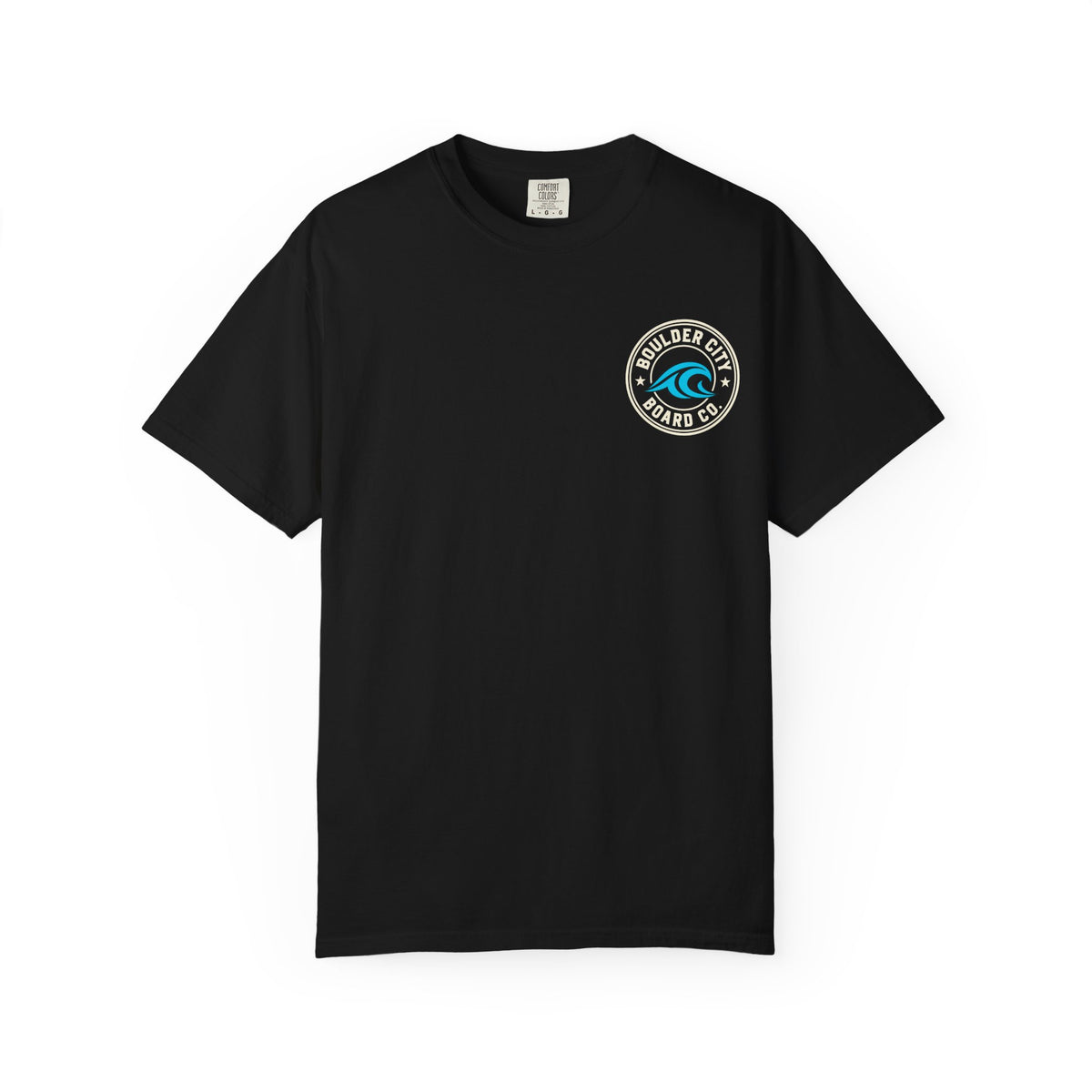 Wave Graphic T-Shirt — Minimal Surf Logo Tee