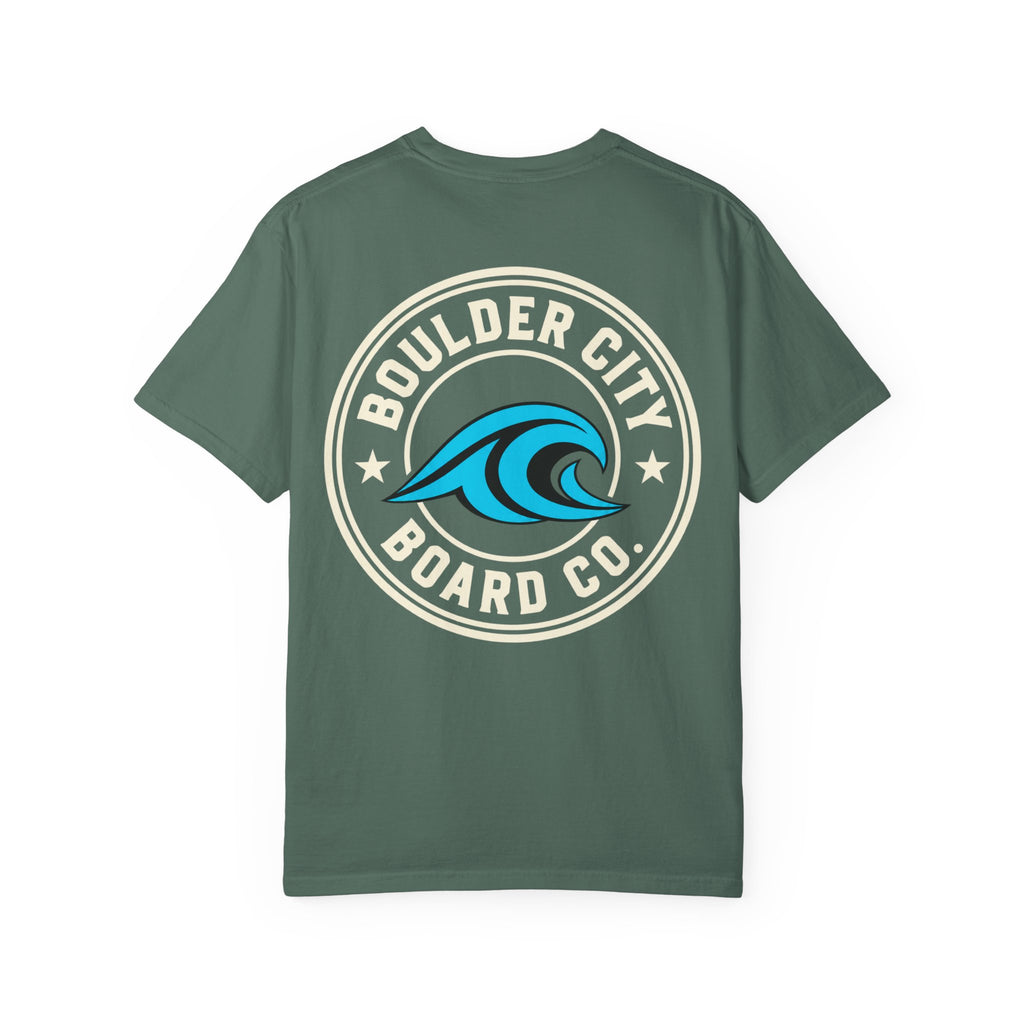 Wave Graphic T-Shirt — Minimal Surf Logo Tee