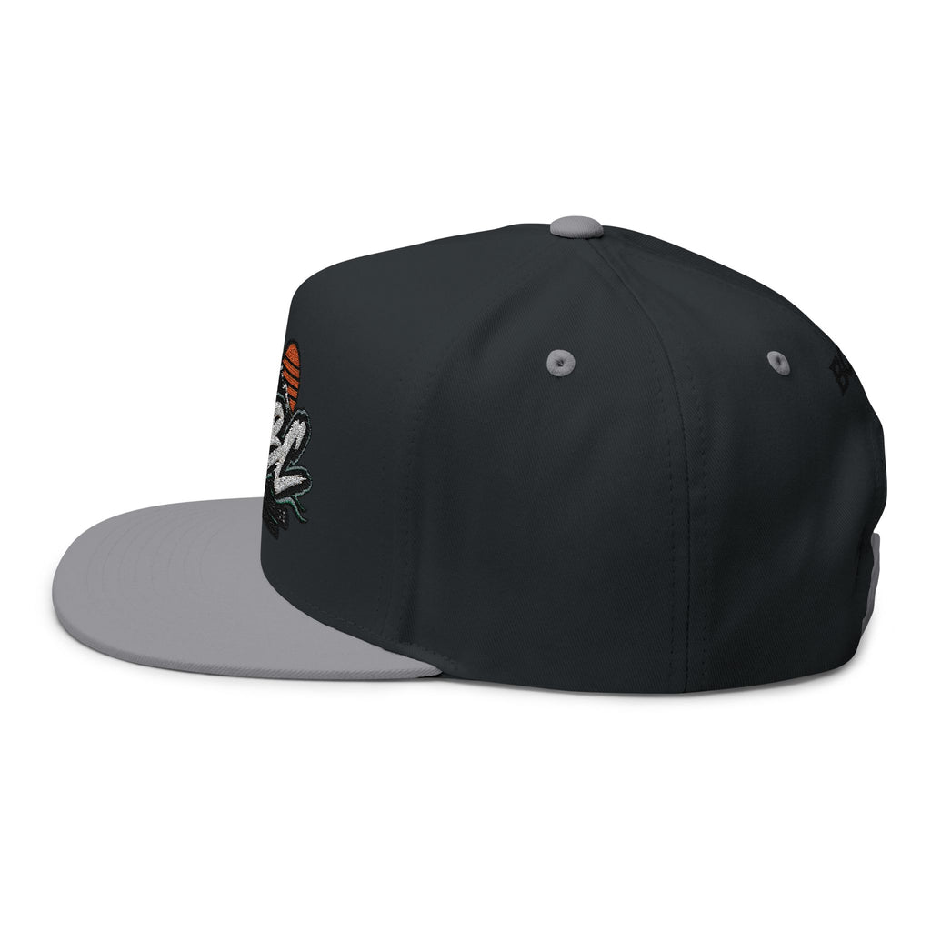 BCBC Flat Bill Cap — Embroidered Skate Logo Snapback