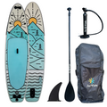 VidaGlide Canyon Pack: 10' 6'' Inflatable Paddle Board + Paddle, Pump, Detachable Fin, & Carrying Case