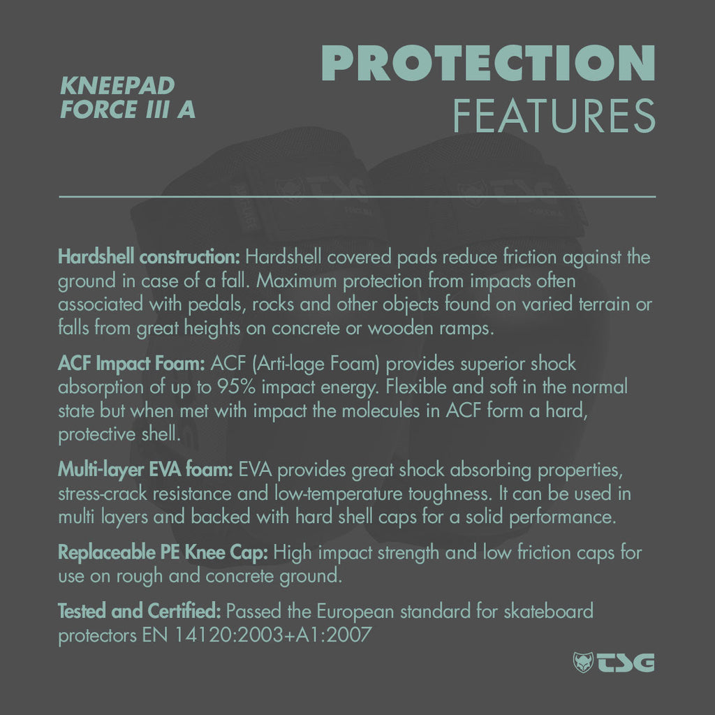 TSG - Kneepad Force III A (Skate Knee Pads)